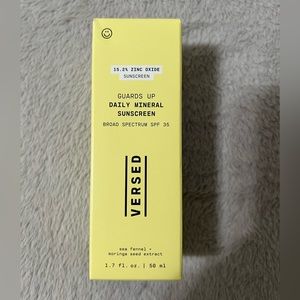 VERSED. Guards Up Daily Mineral Sunscreen. 1.7 fl. oz. / 50 ml